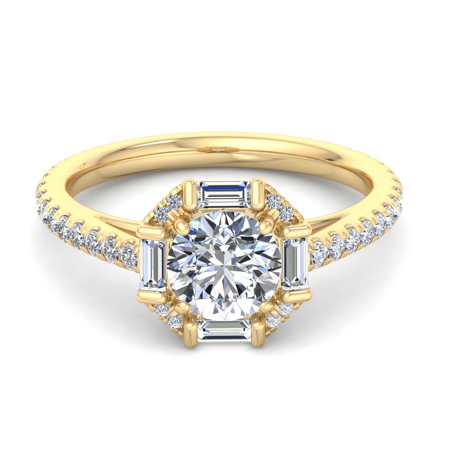 Destiny Halo Engagement Ring
